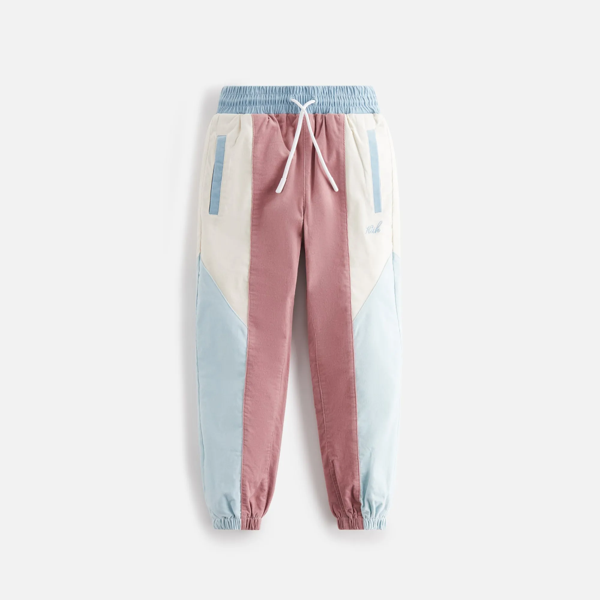 Store Kith Kids Novelty Blocked Track Pant Pink Opal