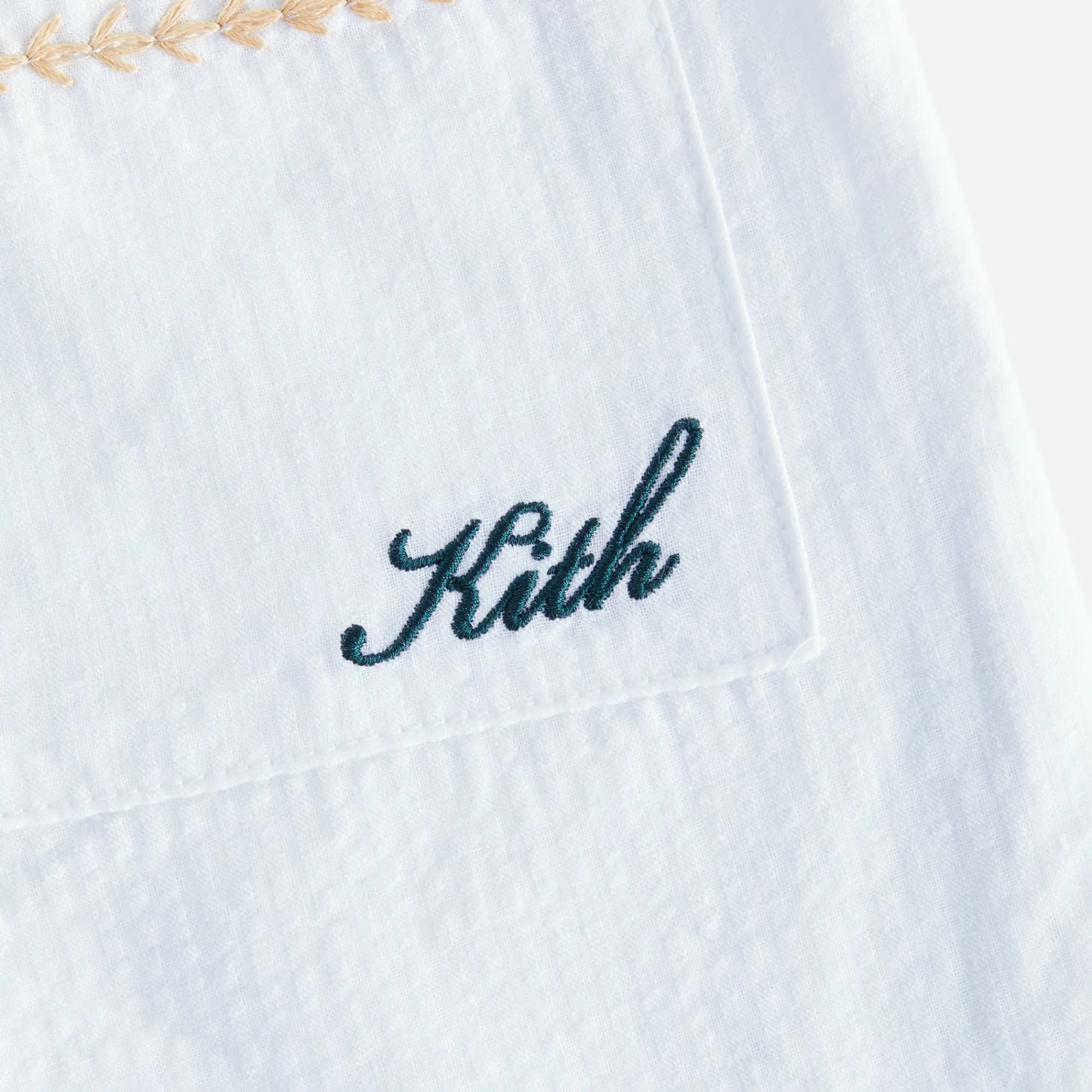 Cheap Kith Kids Novelty Camp Short White