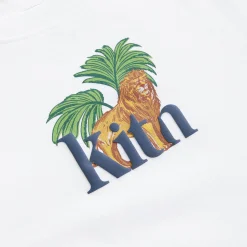 Hot Kith Kids Novelty Lion Graphic Tee White