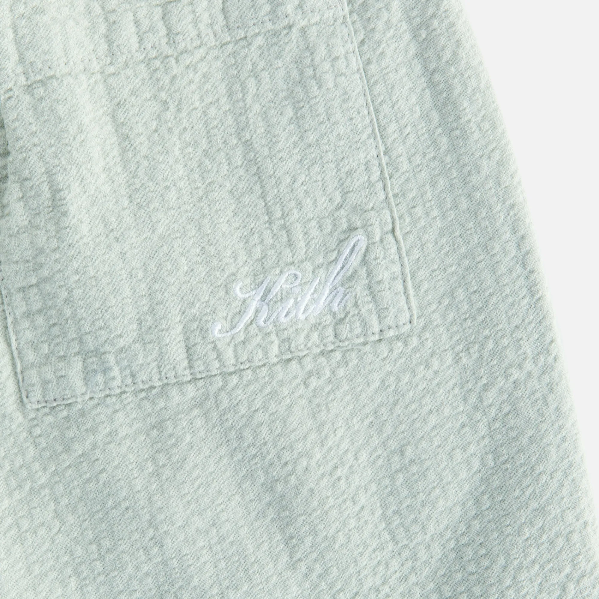 Sale Kith Kids Textured Camp Short Mint