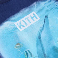 Flash Sale Kith Kids Underwater Vintage Tee Peacoat
