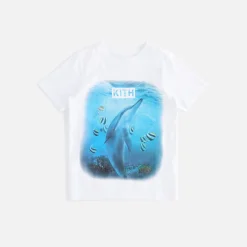Outlet Kith Kids Underwater Vintage Tee White