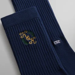 Sale Kith K&K Laurel Socks Nocturnal