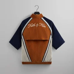 Outlet Kith Linden Retro Quarter Zip Carmelite