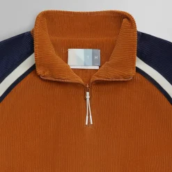 Outlet Kith Linden Retro Quarter Zip Carmelite
