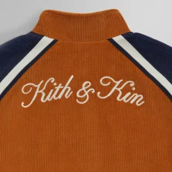 Outlet Kith Linden Retro Quarter Zip Carmelite