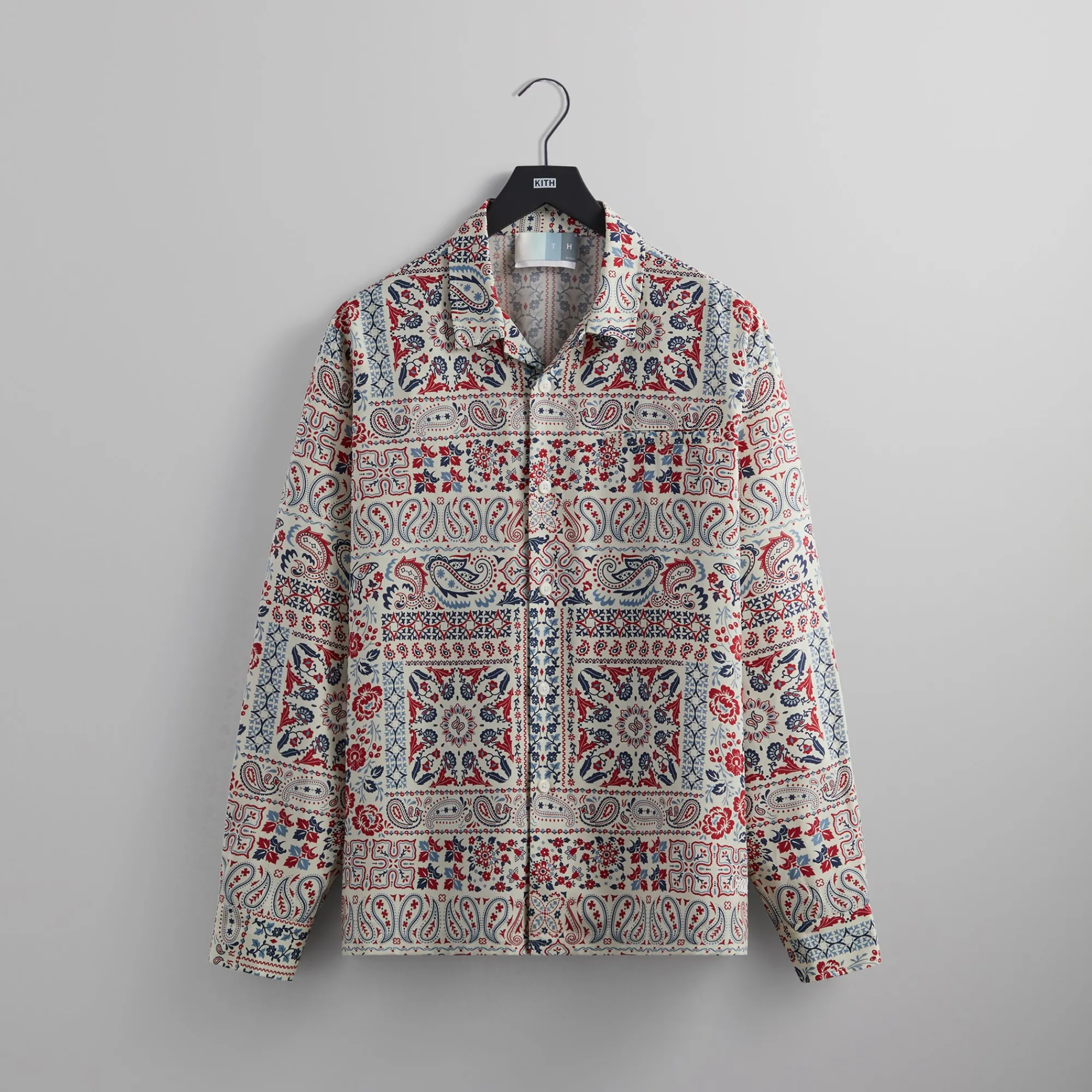 Fashion Kith Long Sleeve Thompson Shirt Sandrift
