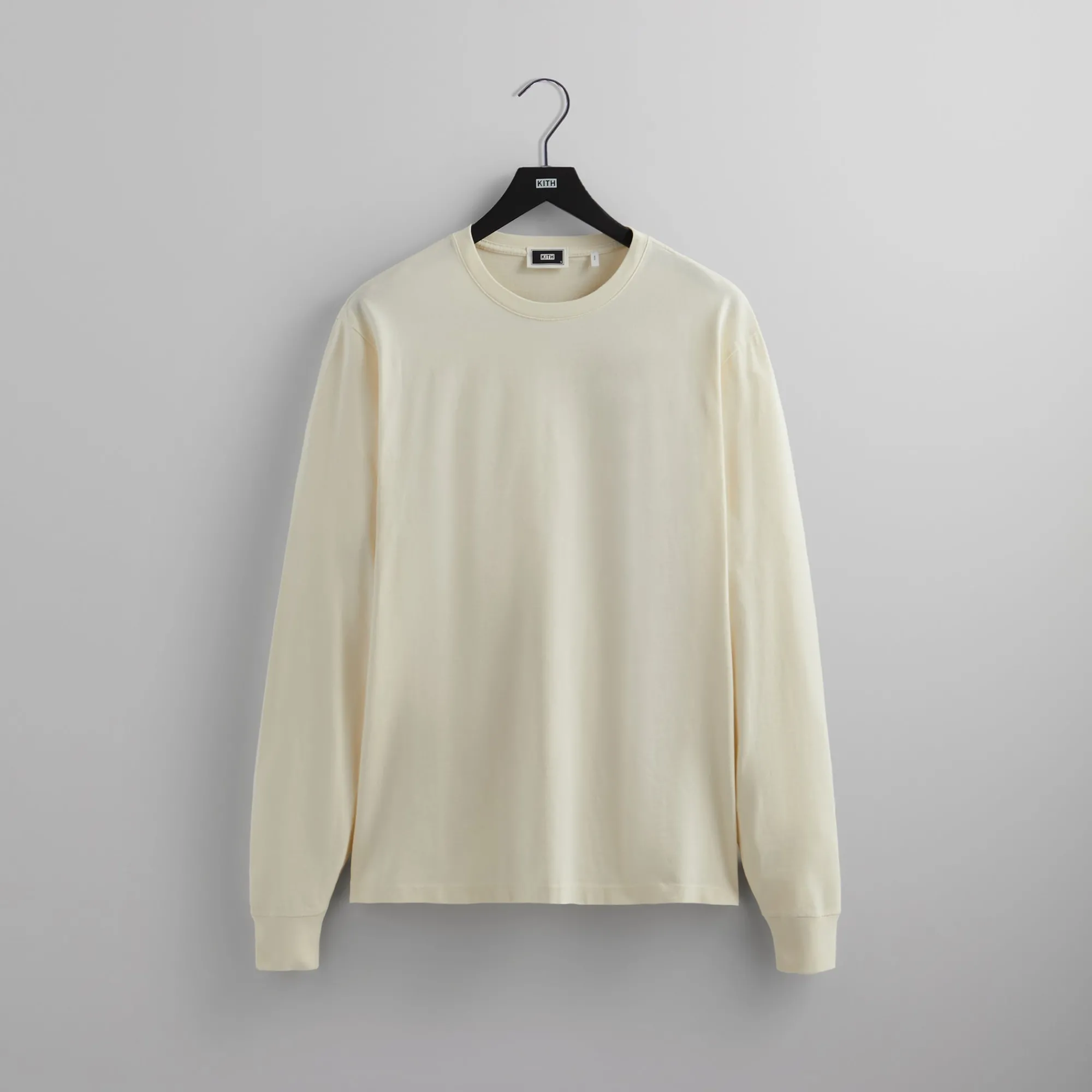 Cheap Kith Long Sleeve Vintage Wash Tee Sandrift