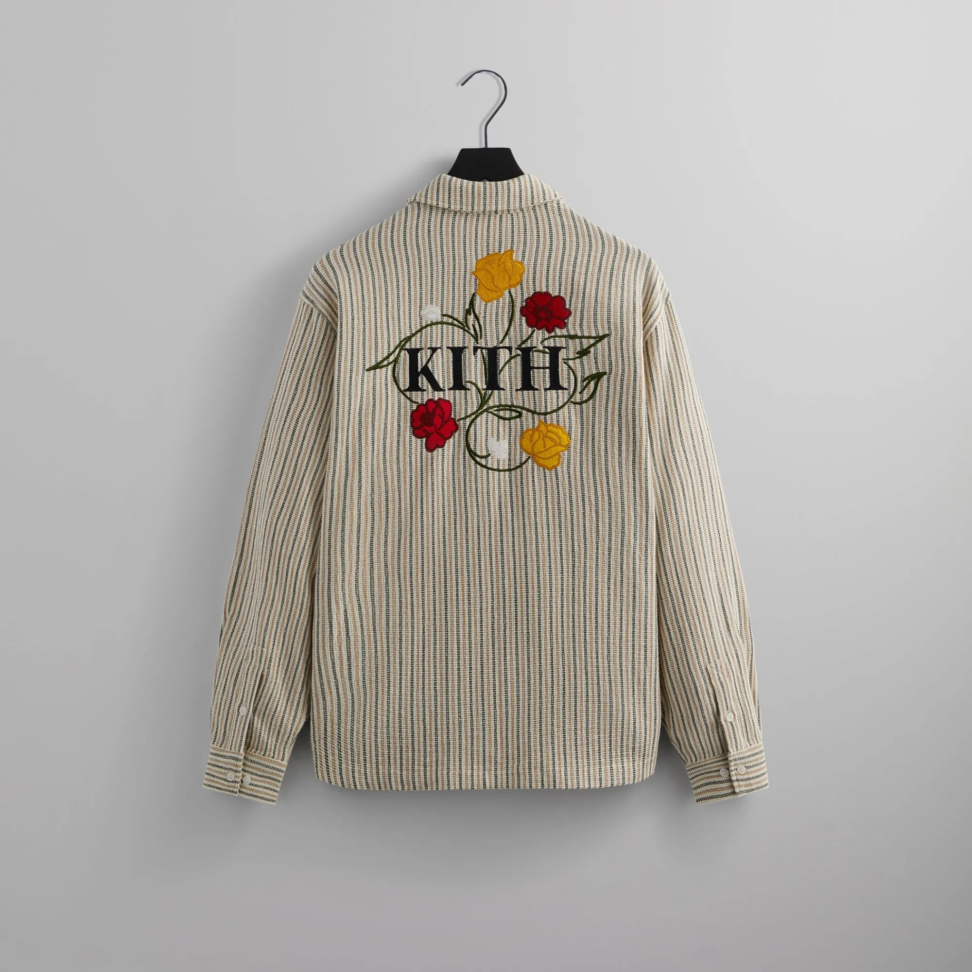 Outlet Kith L/S Boxy Collared Overshirt Loft