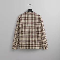 Cheap Kith L/S Boxy Collared Overshirt Magma