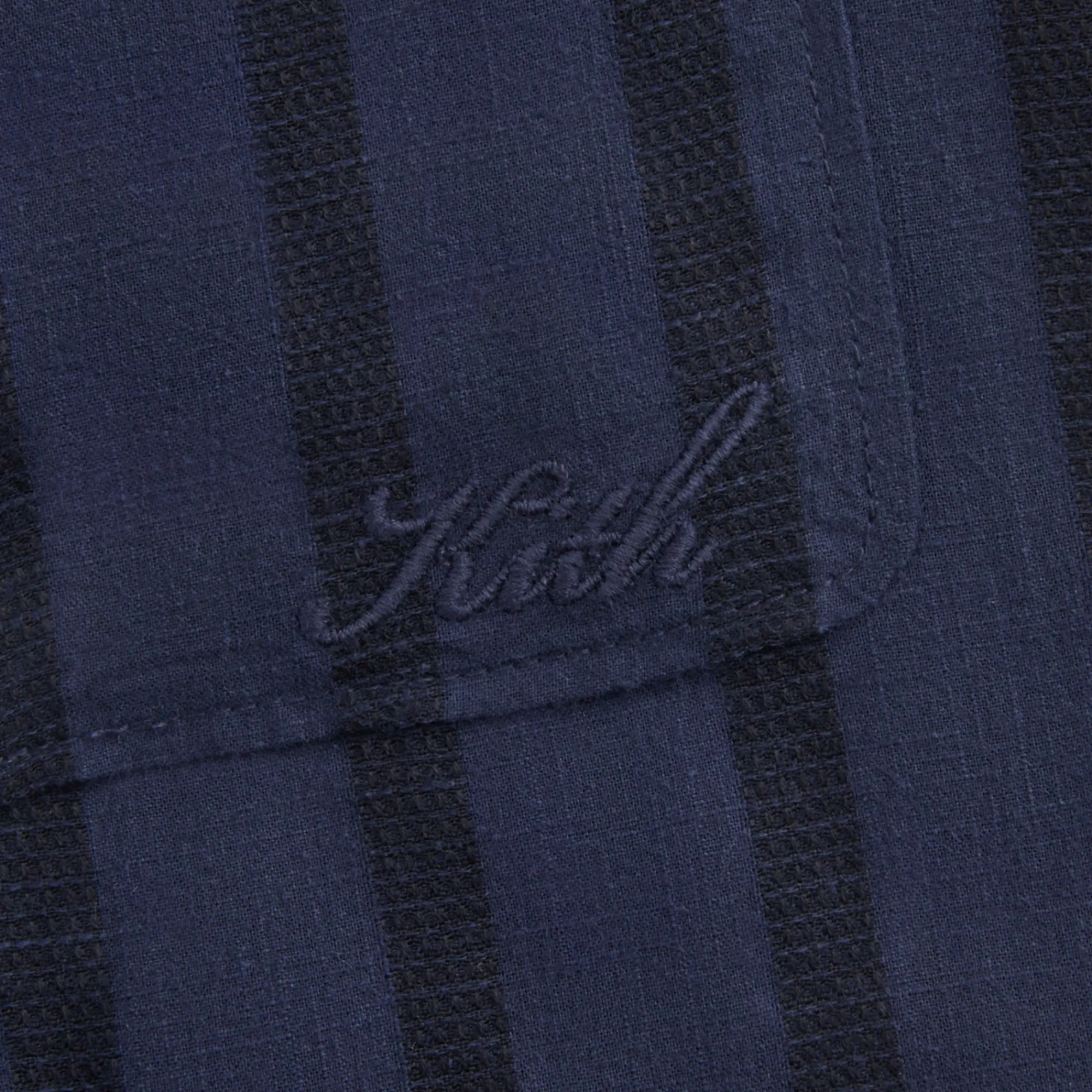 Flash Sale Kith L/S Poplin Boxy Collared Overshirt Nocturnal