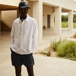 Flash Sale Kith L/S Poplin Boxy Collared Overshirt White