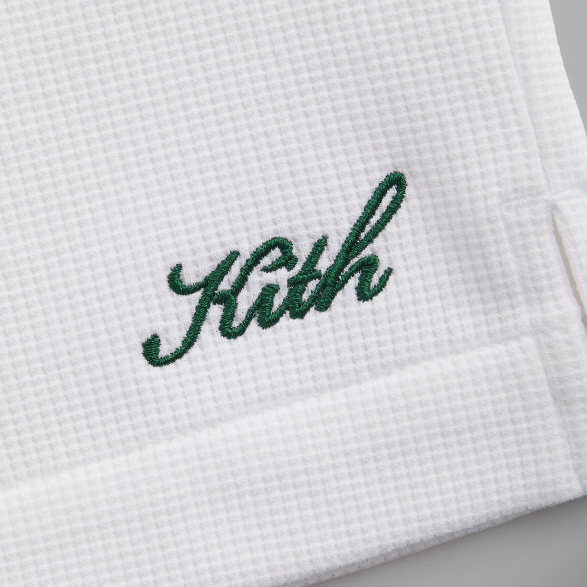 Cheap Kith Micro Waffle Graham Short White