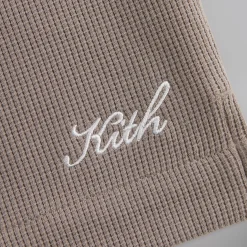 Sale Kith Micro Waffle Graham Short Quicksand
