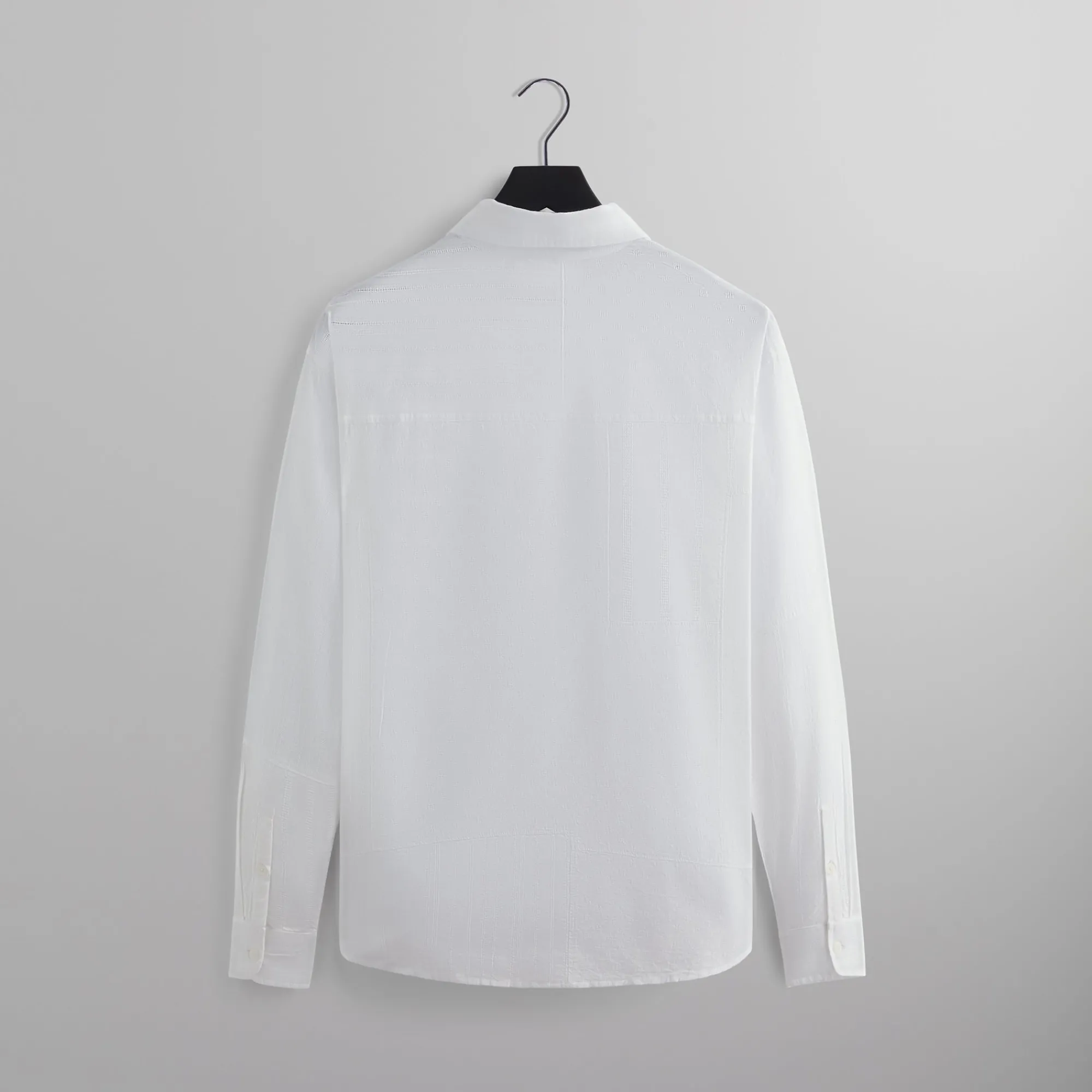 Fashion Kith Mixed Dobby Apollo L/S Shirt White