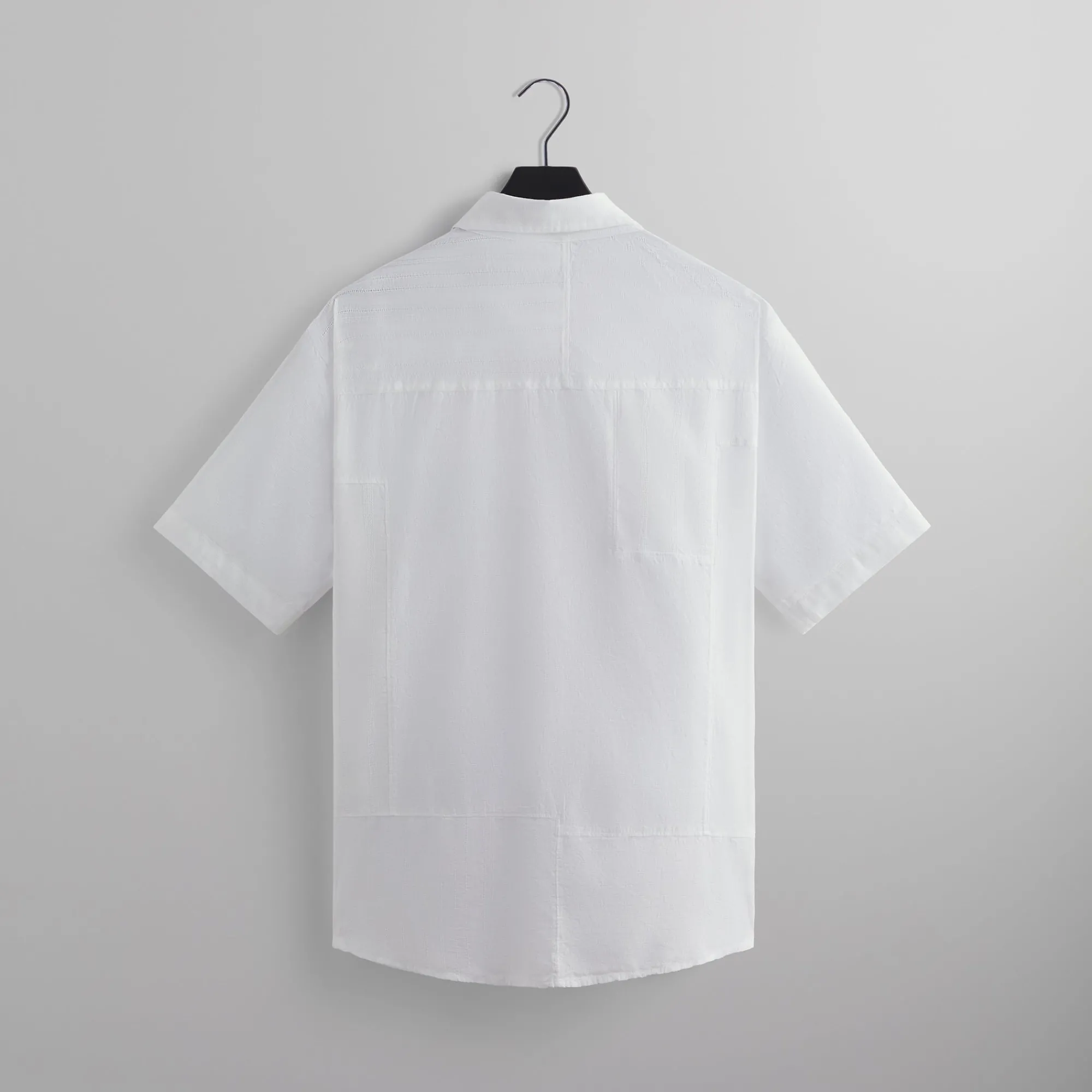 Sale Kith Mixed Dobby Apollo Shirt White
