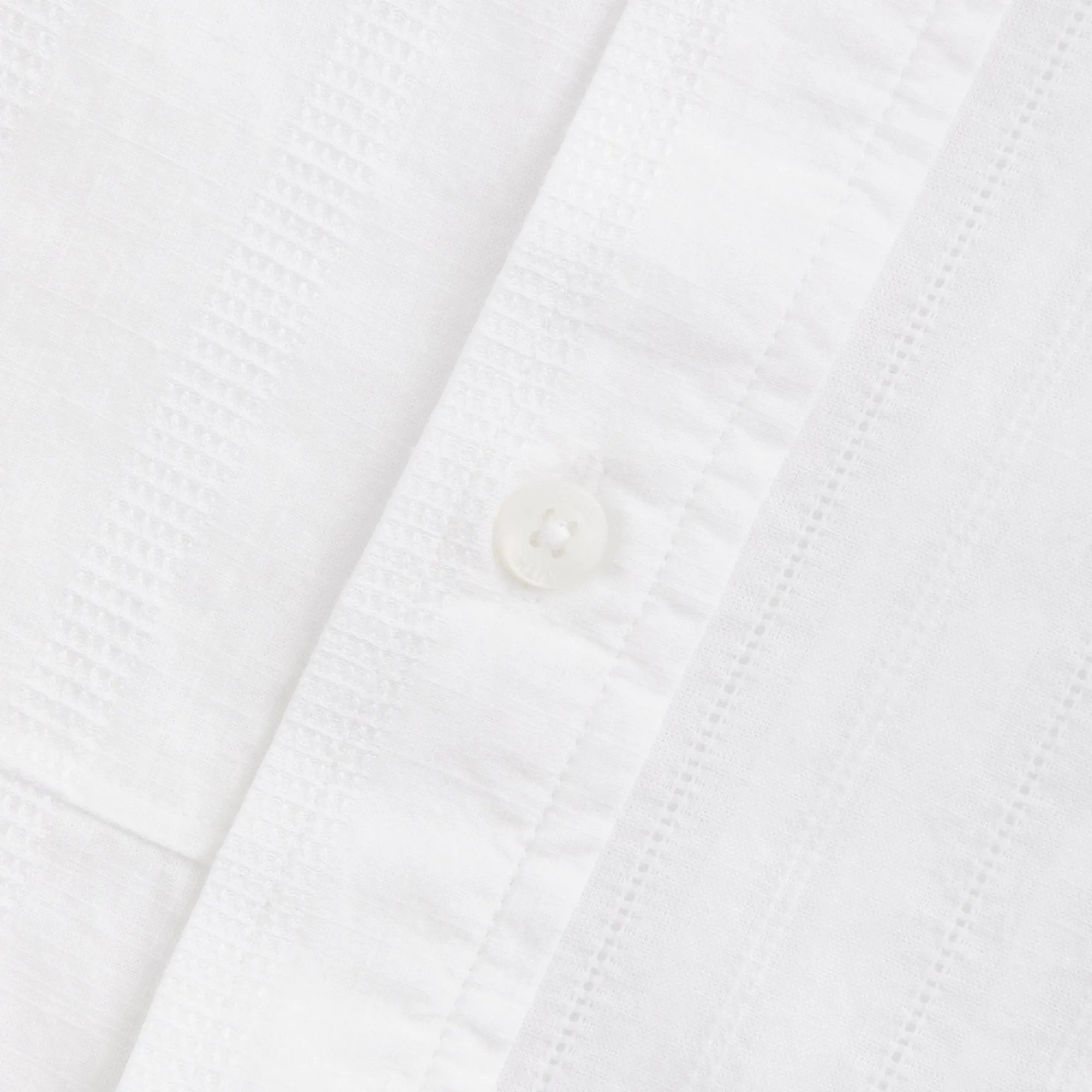 Sale Kith Mixed Dobby Apollo Shirt White