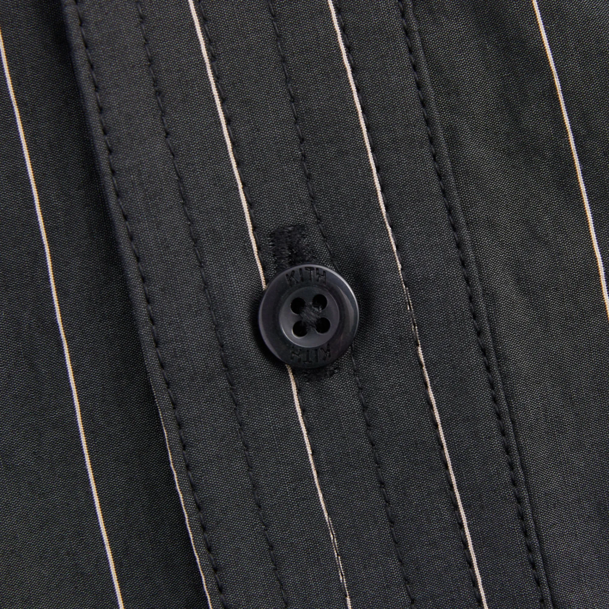 Shop Kith Modern Stripe Sullivan Gi Black