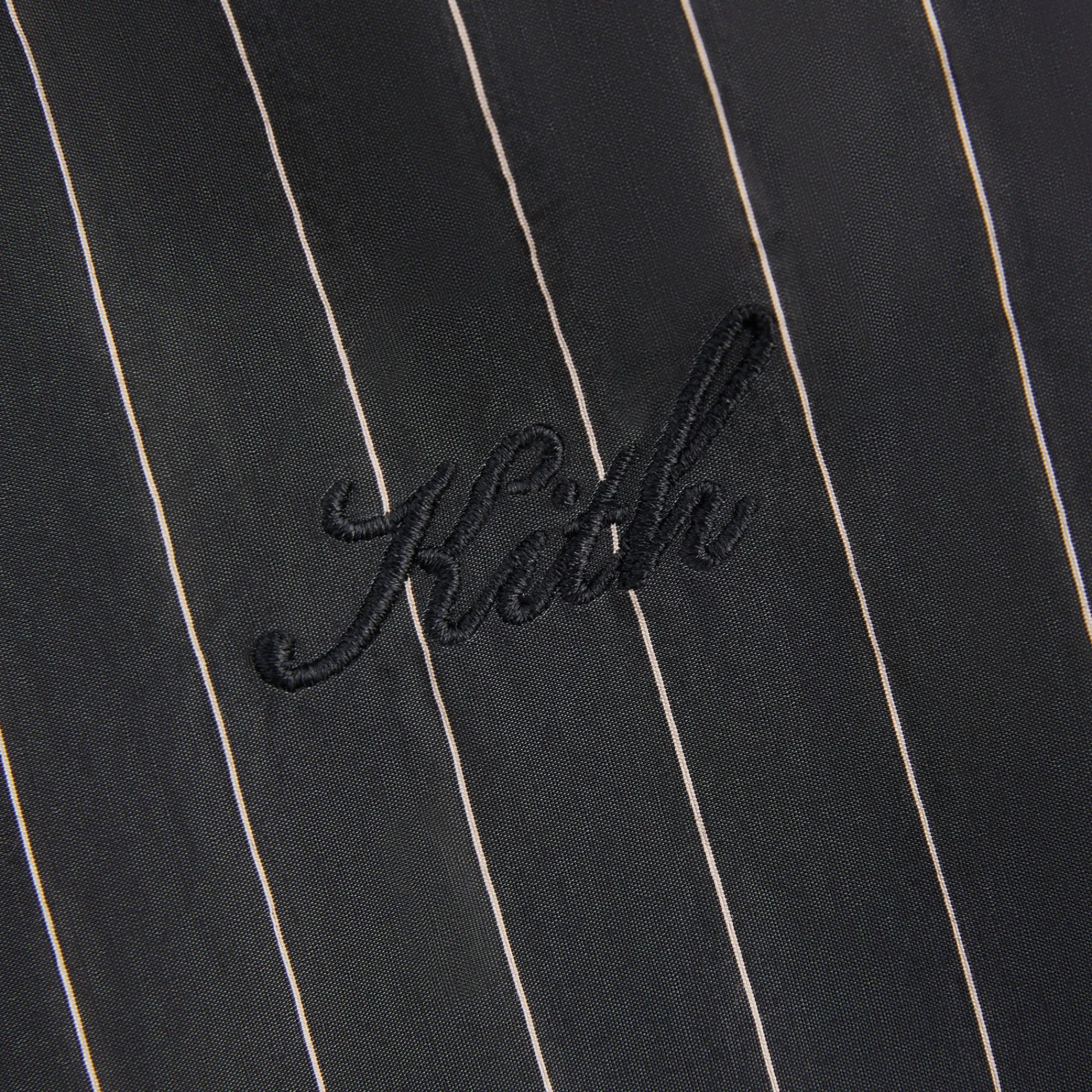 Shop Kith Modern Stripe Sullivan Gi Black