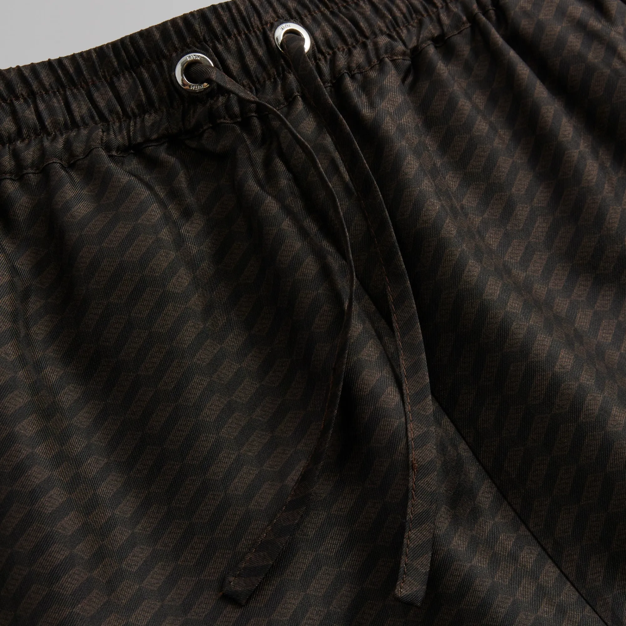 Online Kith Monogram Silk Cedar Short Kindling