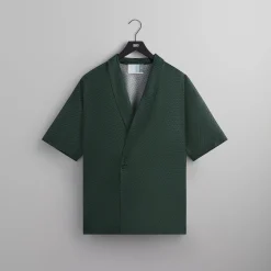 Cheap Kith Monogram Silk Thompson Crossover Shirt Stadium