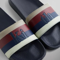 Flash Sale Kith Multi Stripe Serif Slide Ink