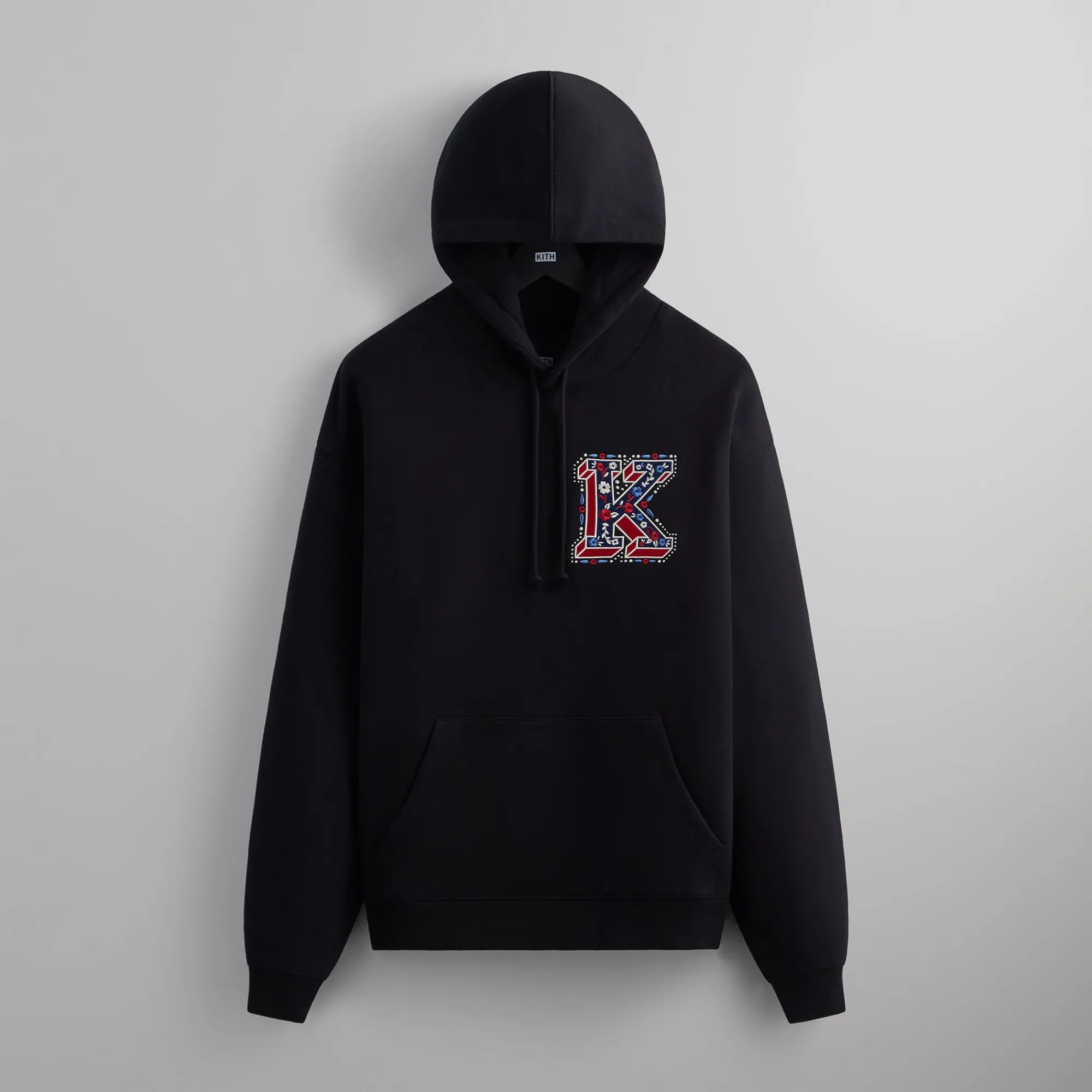Outlet Kith Needlepoint Hoodie Black