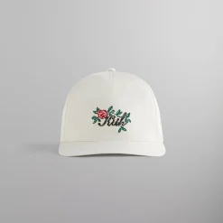 Store Kith Needlepoint Roses Snapback Sandrift