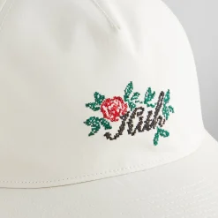 Store Kith Needlepoint Roses Snapback Sandrift