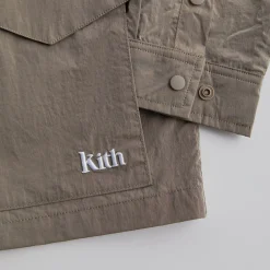 New Kith Nylon Fulton Kimono Track Jacket Canvas