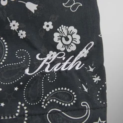 Outlet Kith Paisley Collins Swim Short Black