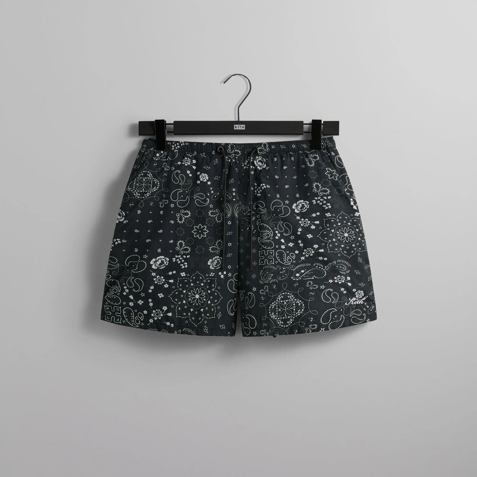 Clearance Kith Paisley Collins Swim Short Black