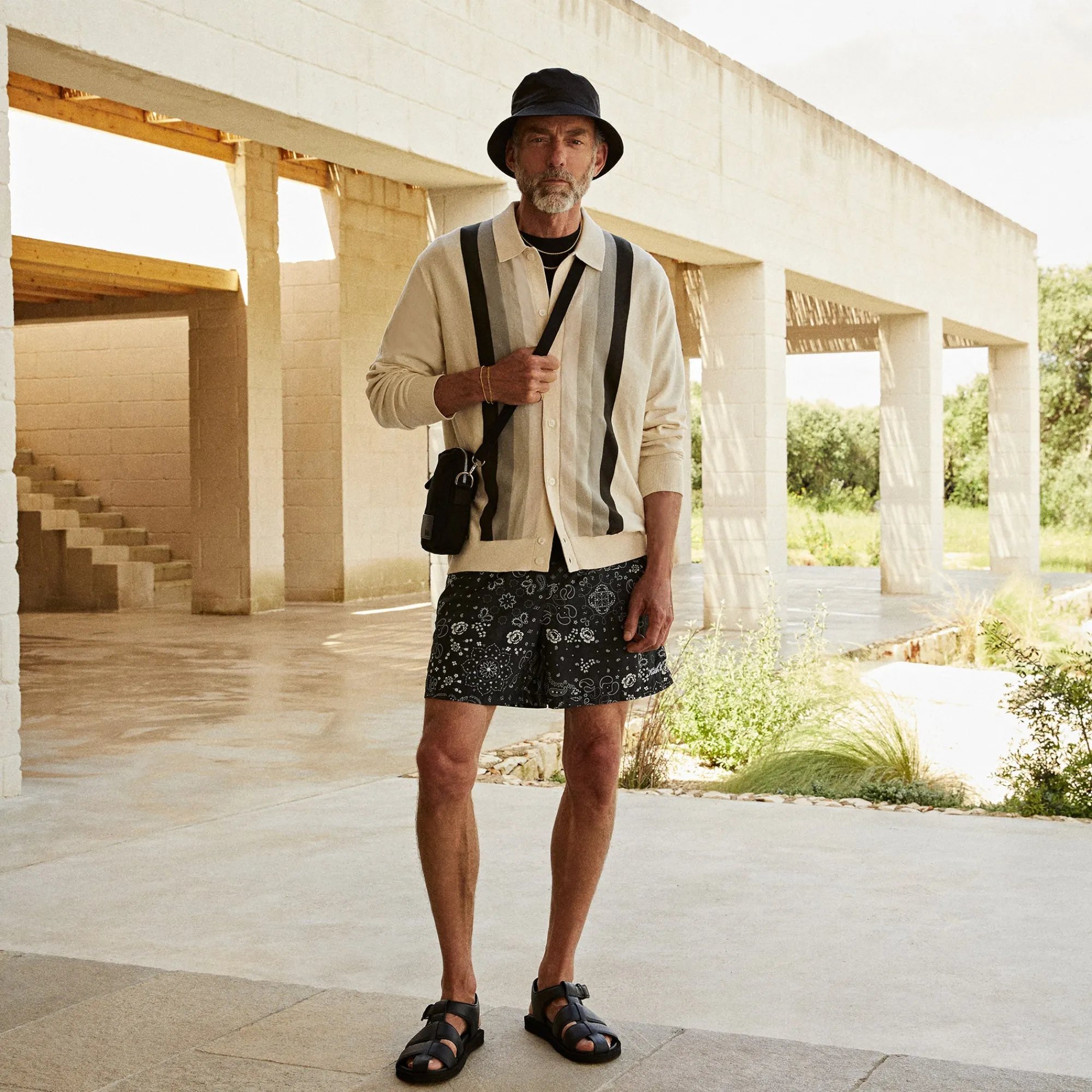 Clearance Kith Paisley Collins Swim Short Black
