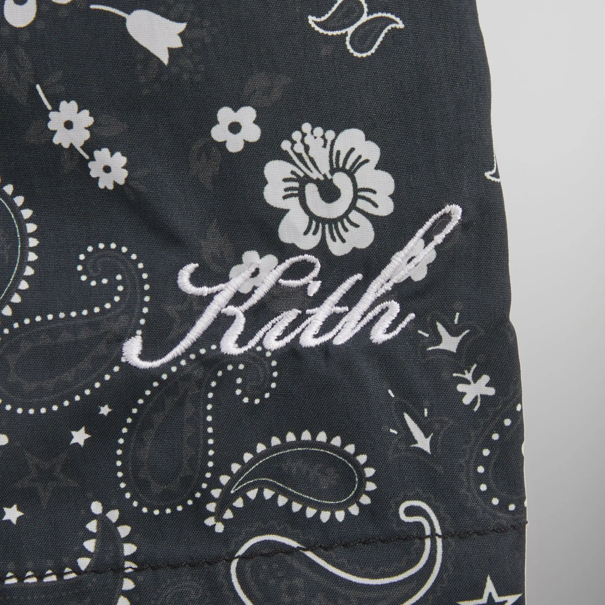 Clearance Kith Paisley Collins Swim Short Black
