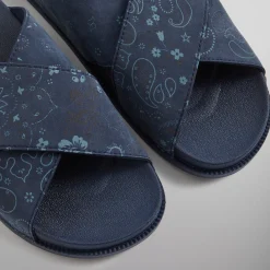 Outlet Kith Paisley Crossover Slide Nocturnal