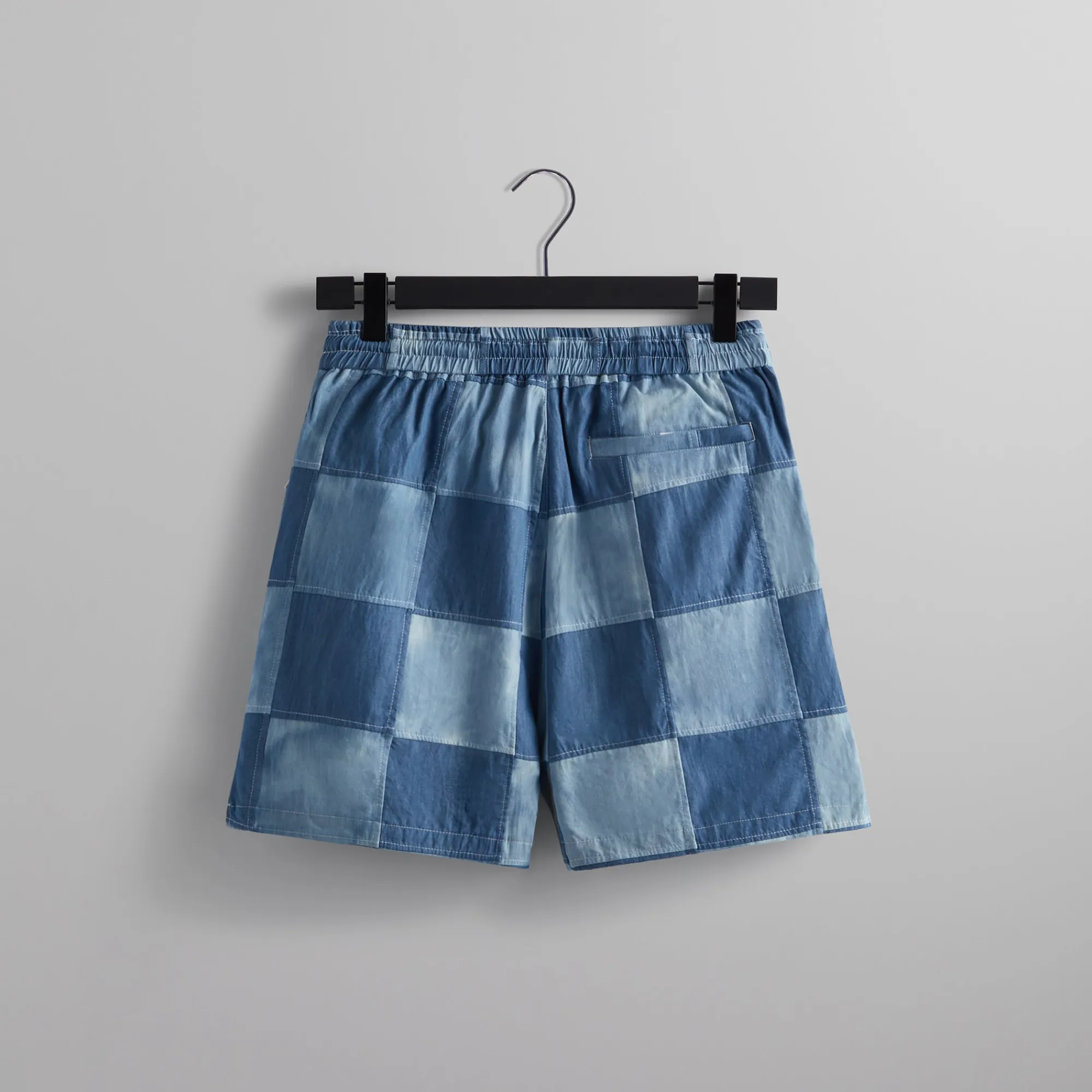 Cheap Kith Patchwork Active Short Indigo
