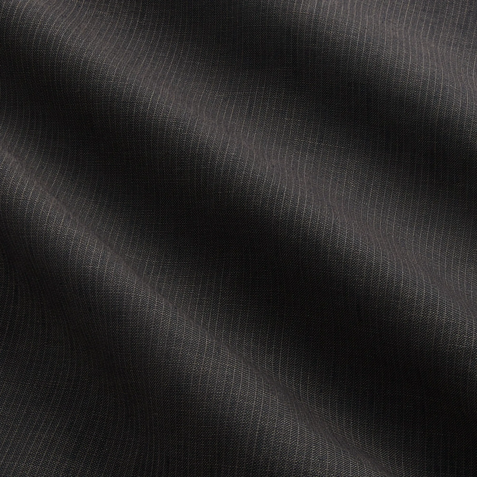 Hot Kith Pinstripe Linen L/S Boxy Overshirt Kindling