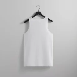 Sale Kith Pointelle Mesh Spencer Tank White