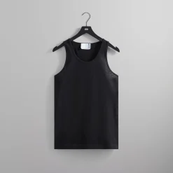 Discount Kith Pointelle Mesh Spencer Tank Black