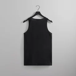 Discount Kith Pointelle Mesh Spencer Tank Black