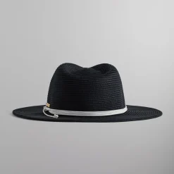 Outlet Kith Raffia Hat Black