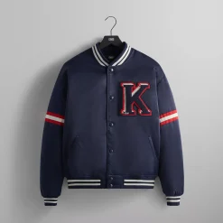 Best Sale Kith Satin Bomber Jacket Nocturnal