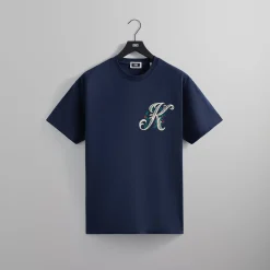 Online Kith Script Floral Tee Nocturnal