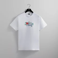 Shop Kith Script Needlepoint Tee White