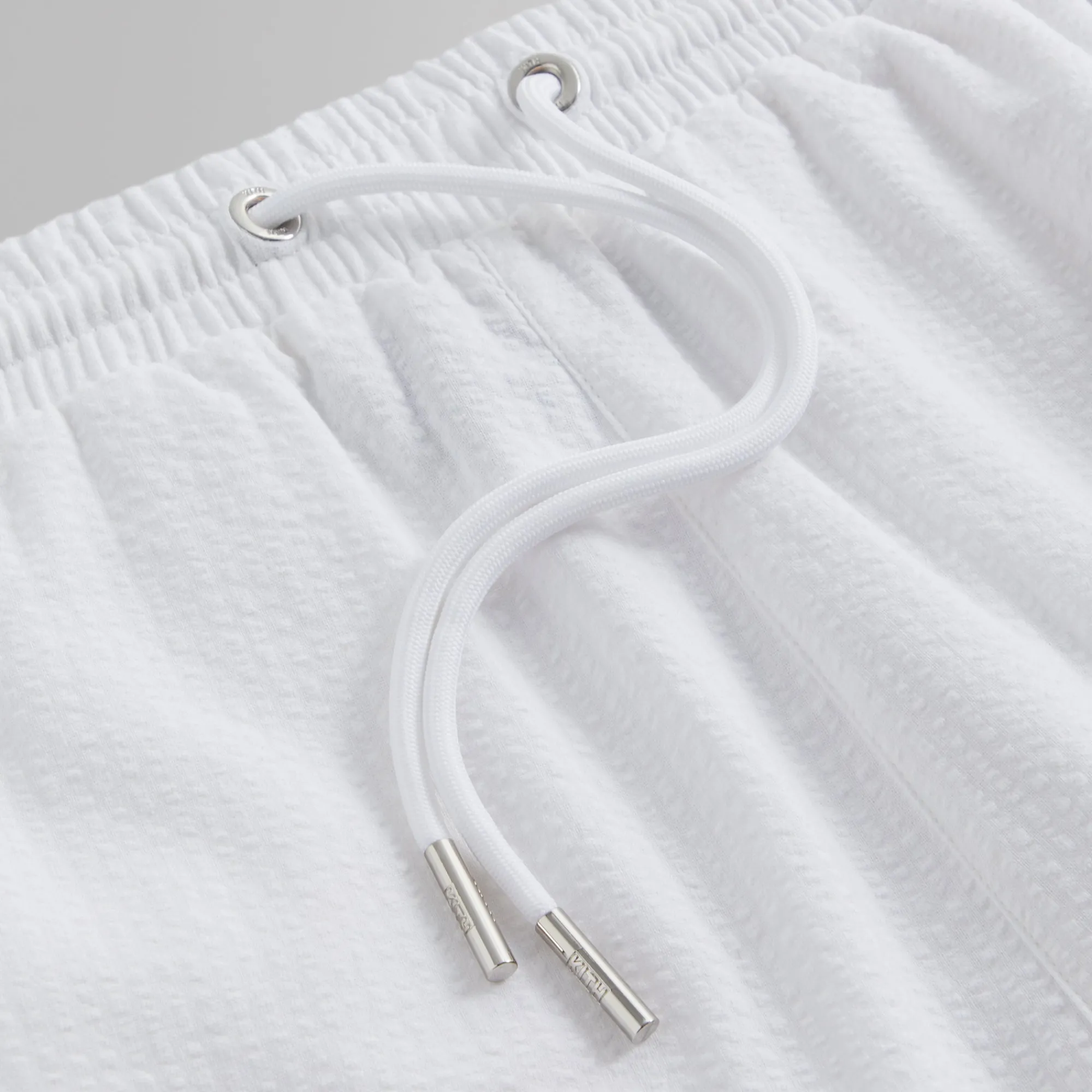 Discount Kith Seersucker Active Short White