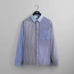 Best Sale Kith Striped Berkeley Buttondown Shirt Montage