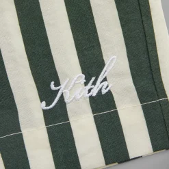 Discount Kith Striped Cedar Short Agate