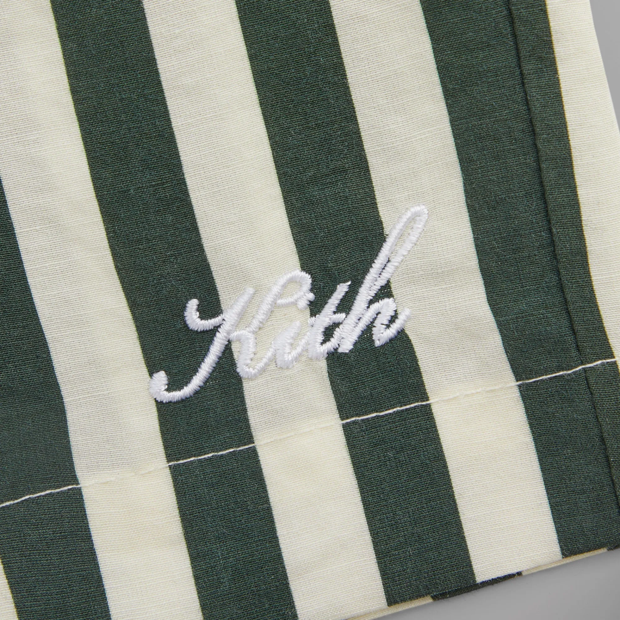 Discount Kith Striped Cedar Short Agate