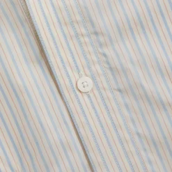 Fashion Kith Striped Poplin Gi Shirt Pebble