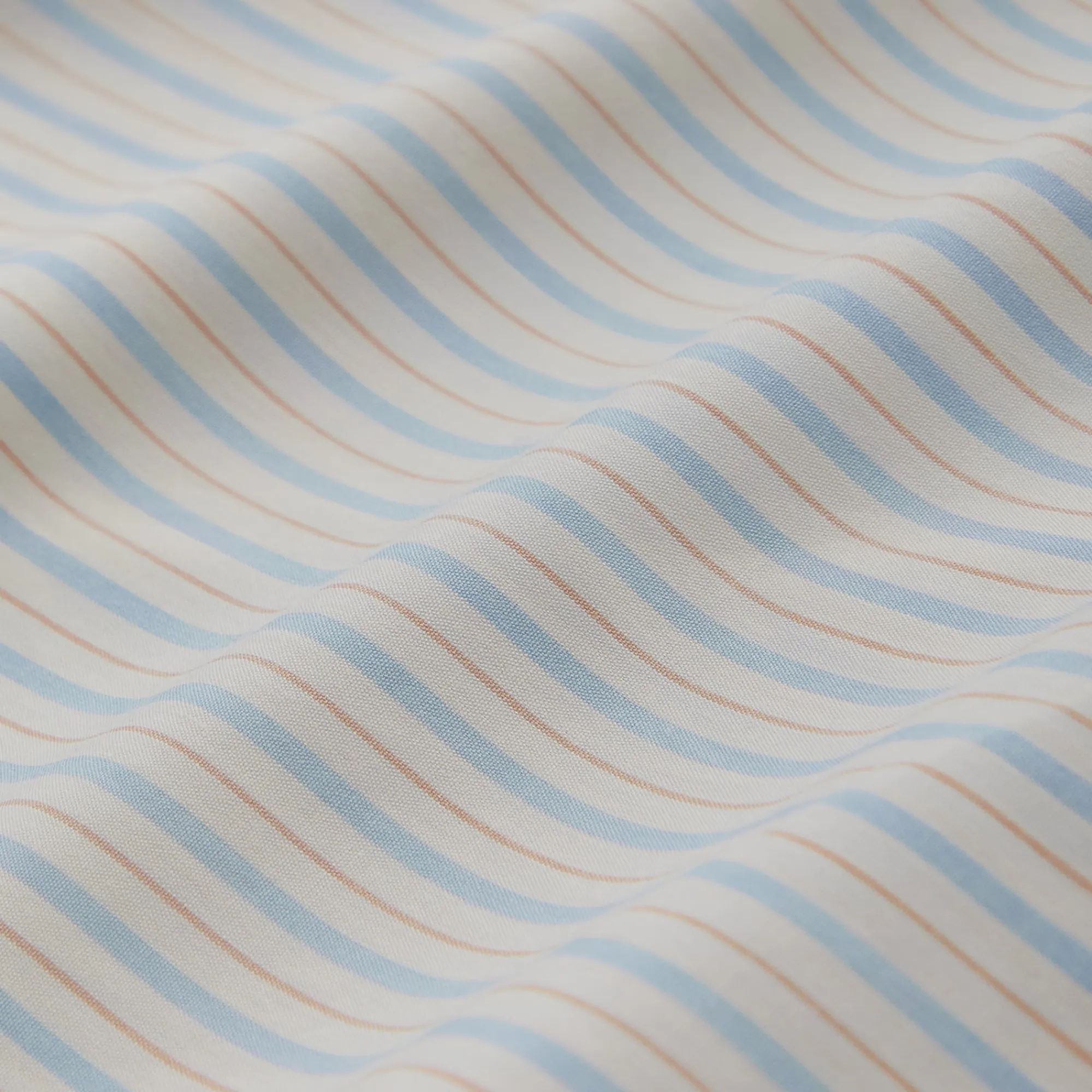 Fashion Kith Striped Poplin Gi Shirt Pebble